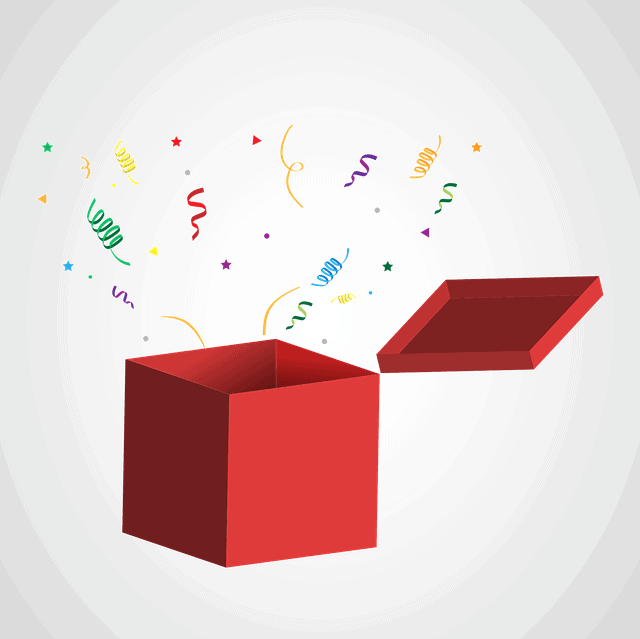 gift, box, gift box