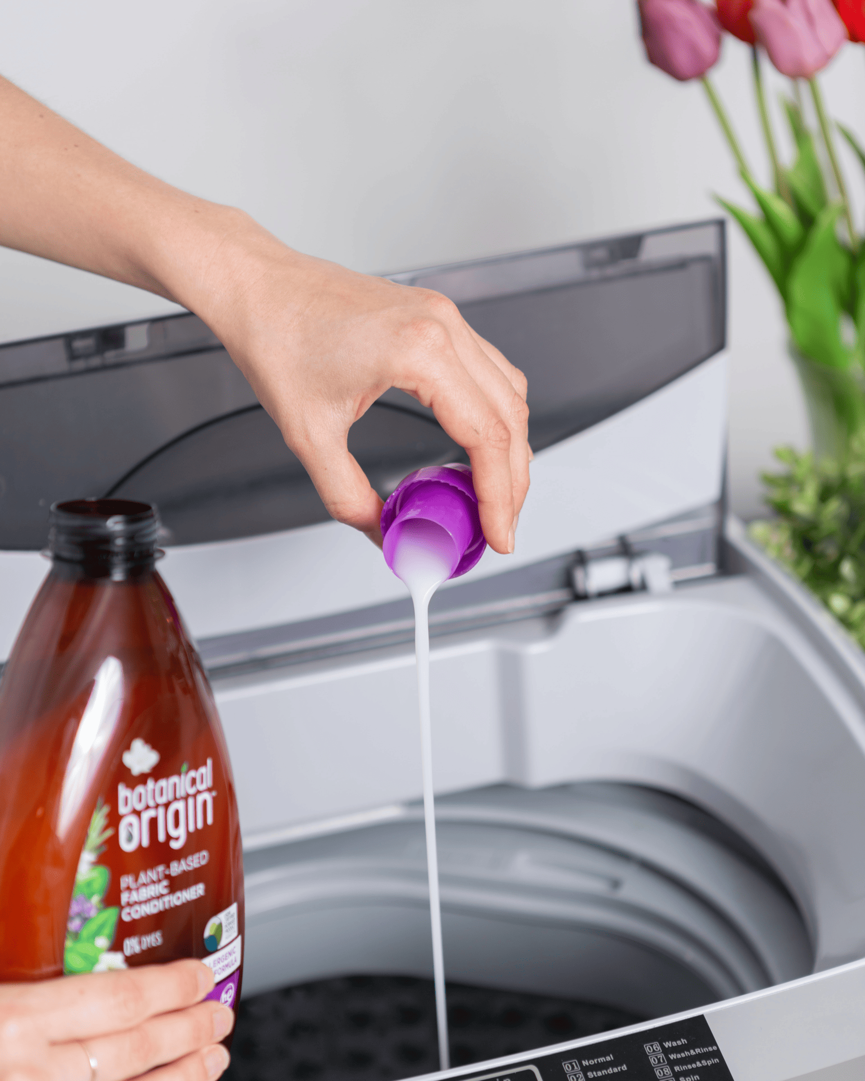 Perhaps the Safest laundry detergent being poured in washing machines, cleaning products, liquid detergent